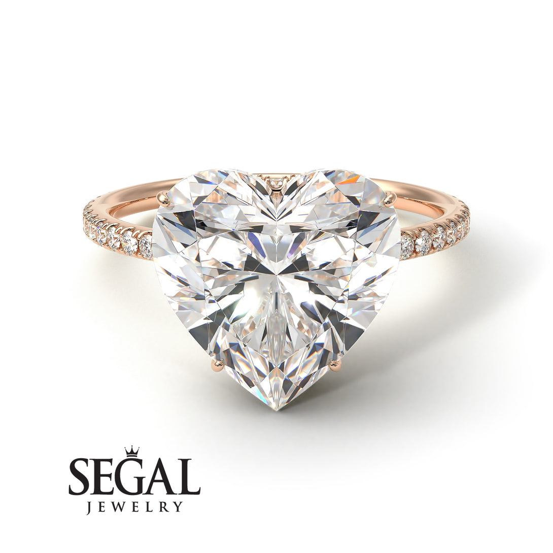 Heart Shape Diamond Ring - Noelle No. 2
